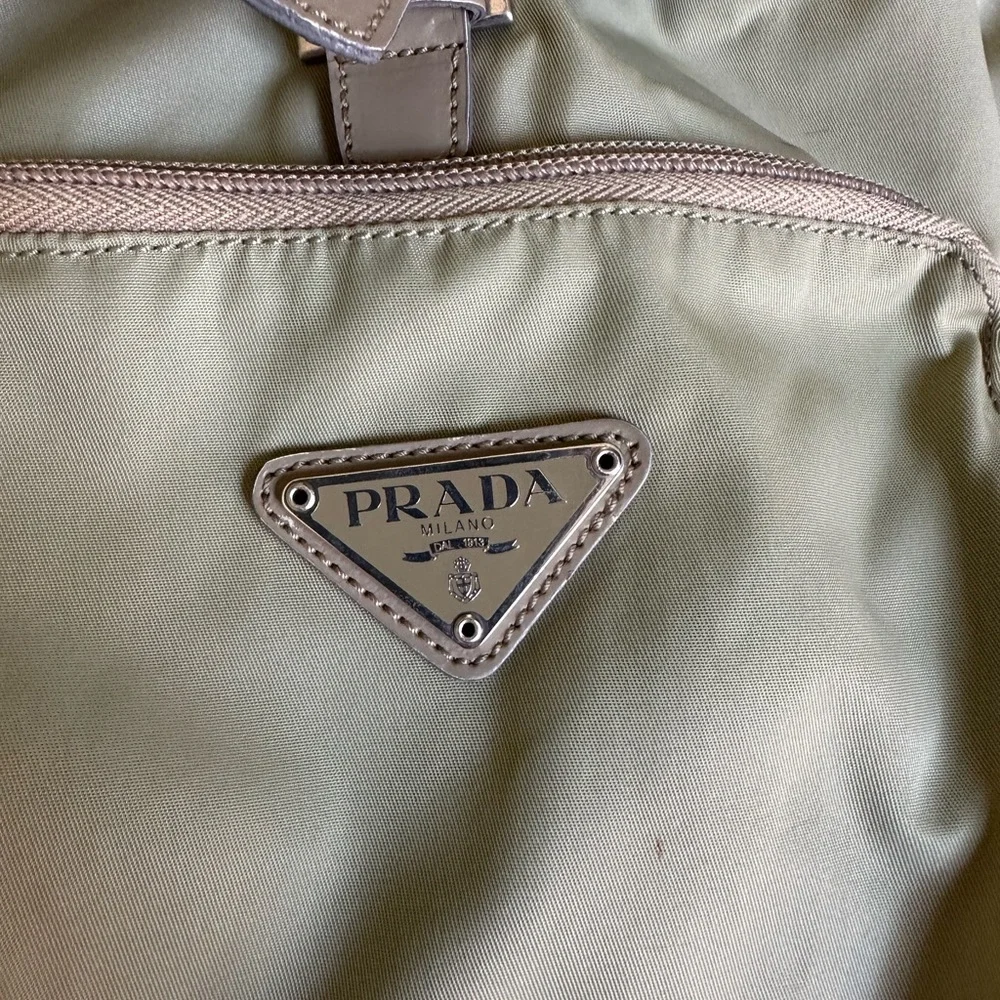 Prada Green  Backpack - Picture 2 of 13